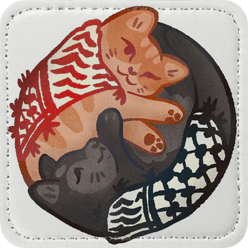 Zaga Caps - Jordan and Palestine Cats Patch