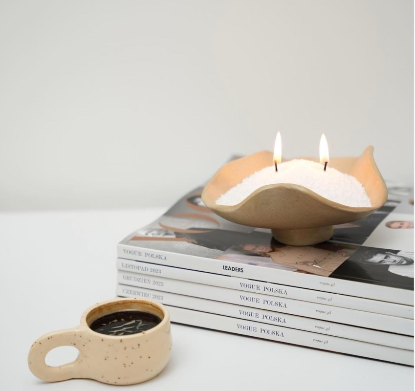 The Candle Dust - 160g Sand Candle | Breeze