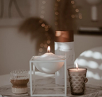 The Candle Dust - Sand Candle | Midnight