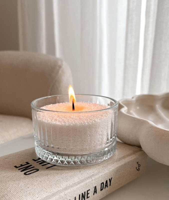 The Candle Dust - 160g Sand Candle | Midnight