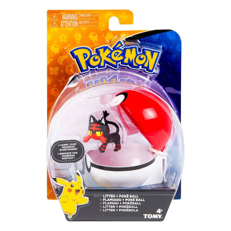 Pokemon Figure and Pokeball Set