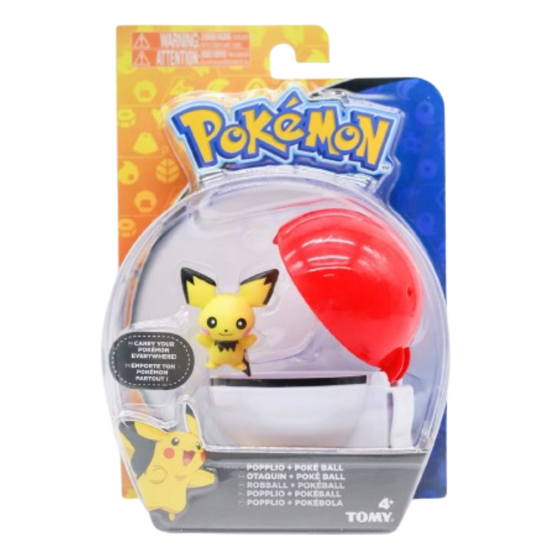 Pokemon Figure and Pokeball Set