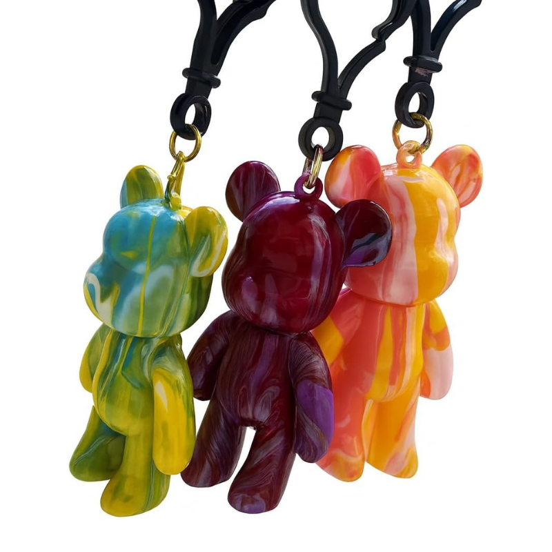 Pour Palz - DIY Mini Bear Key Ring Paint Kit Assortment