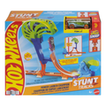 Hot Wheels - Stunt Tracks: Power Launch Champion Track Set with 1:64 Hot Wheels Car
