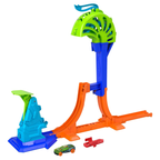 Hot Wheels - Stunt Tracks: Power Launch Champion Track Set with 1:64 Hot Wheels Car