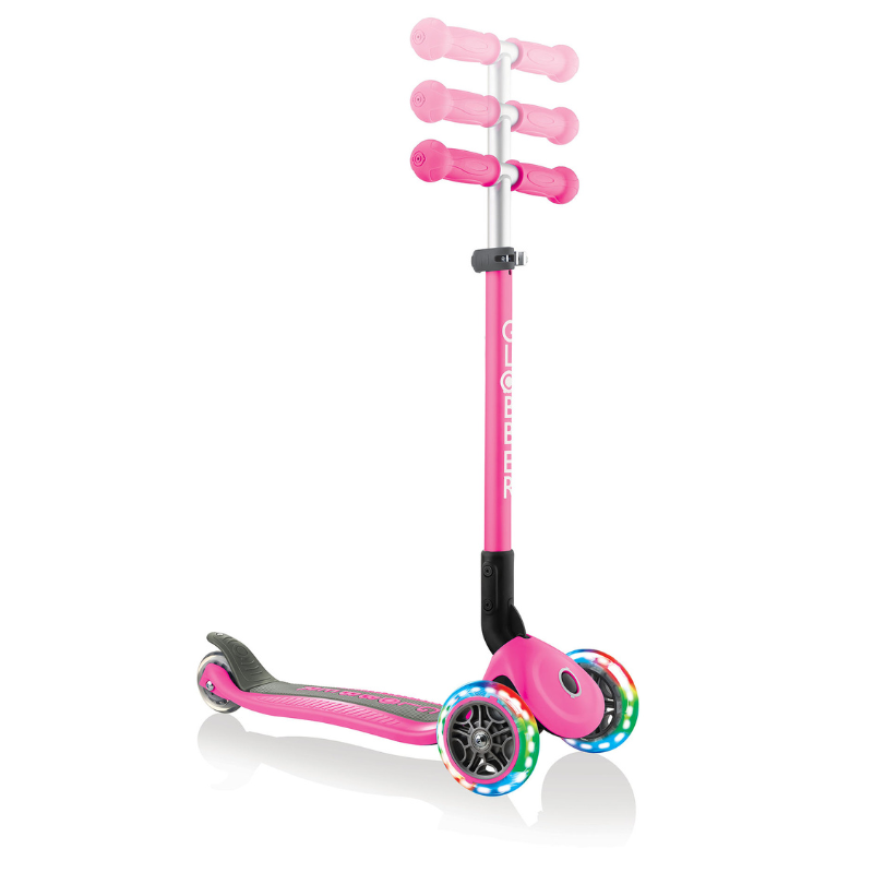 Globber - Primo Foldable Lights Fucshia