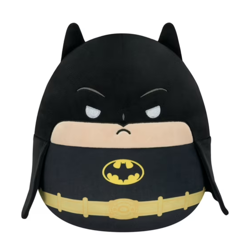 Squishmallow 8 Inch Batman Black DC Comics Plush Toy