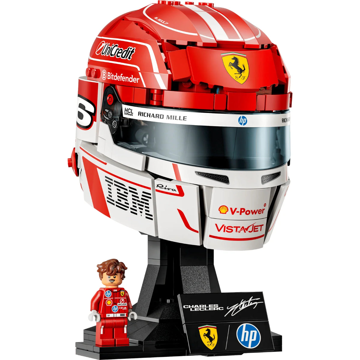 LEGO Editions Scuderia Ferrari HP Charles Leclerc Helmet – 886 Pieces (43014)