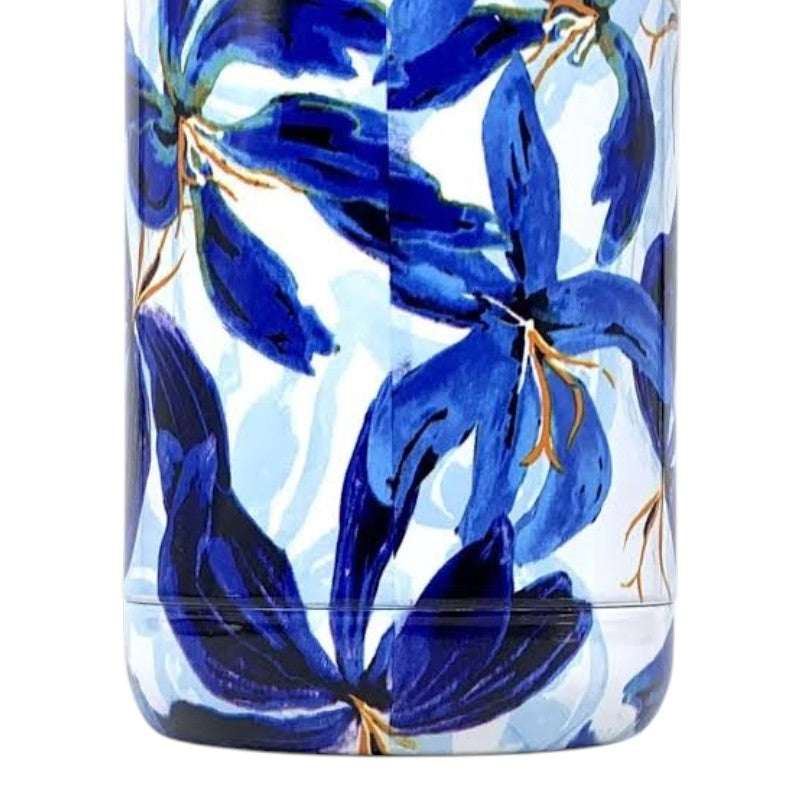 QUOKKA THERMAL SS BOTTLE SOLID BLUE HIBISCUS 630 ML