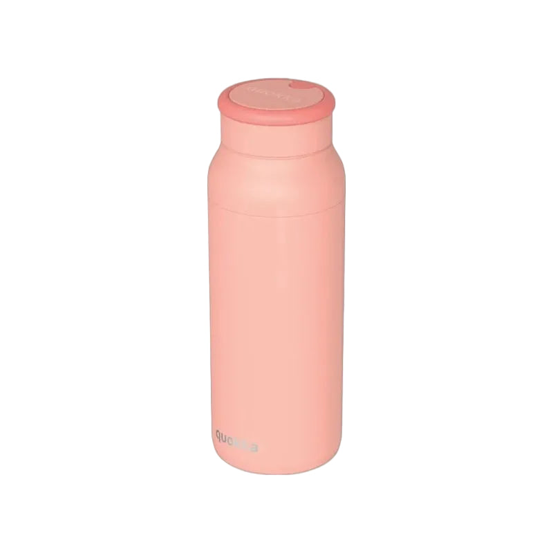 QUOKKA THERMAL SS BOTTLE WITH SILICONE HANDLE ECHO PINK 690 ML