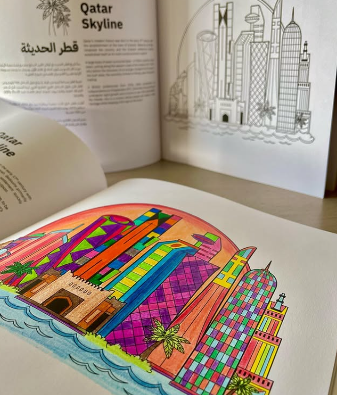 Identity - Qatar Coloring Book