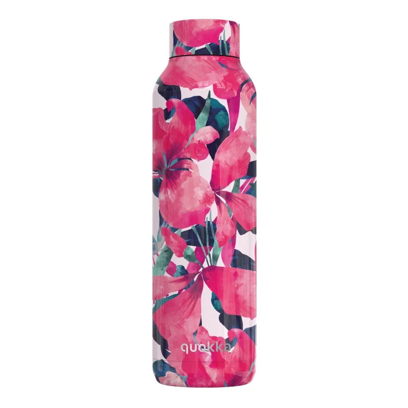QUOKKA THERMAL SS BOTTLE SOLID PINK BLOOM 630 ML