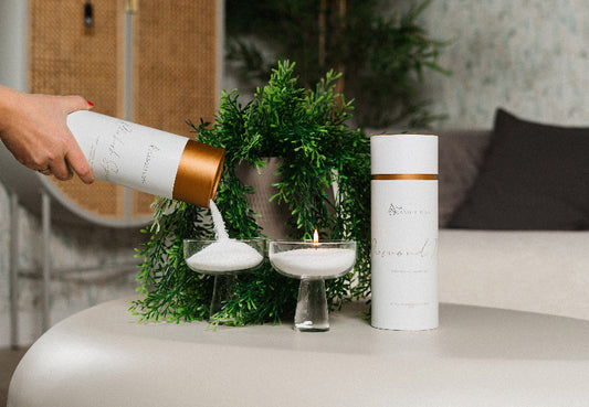 The Candle Dust - 650g Sand Candle | Midnight