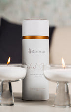 The Candle Dust - Sand Candle | Rhubarb Sparkle