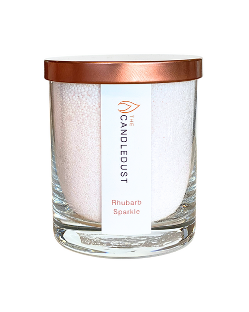 The Candle Dust - Sand Candle | Rhubarb Sparkle