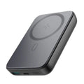 JOYROOM JR-W020 20W Mini Magnetic Wireless Power Bank 10000mAh Black with USB to Type-C 0. 25m Cable - BLACK