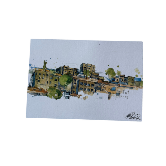 Saleh Studio - Downtown from Shapsogh Parking Postcard
