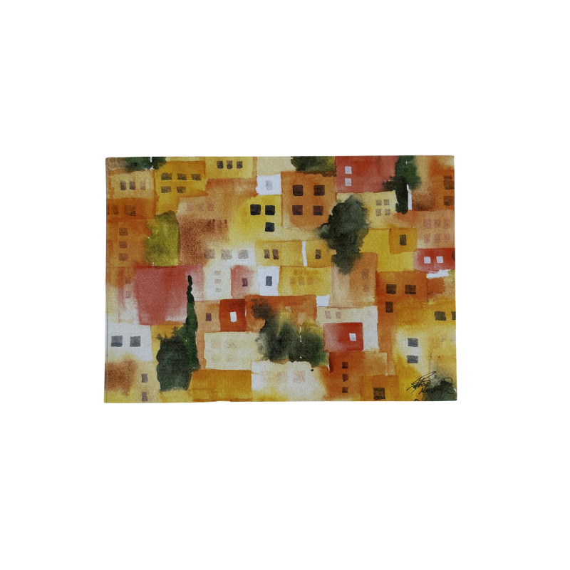 Saleh Studio - Squares Postcard (2)