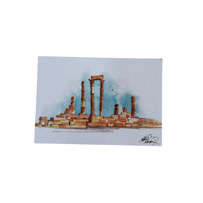 Saleh Studio - The Temple of Hercules Postcard