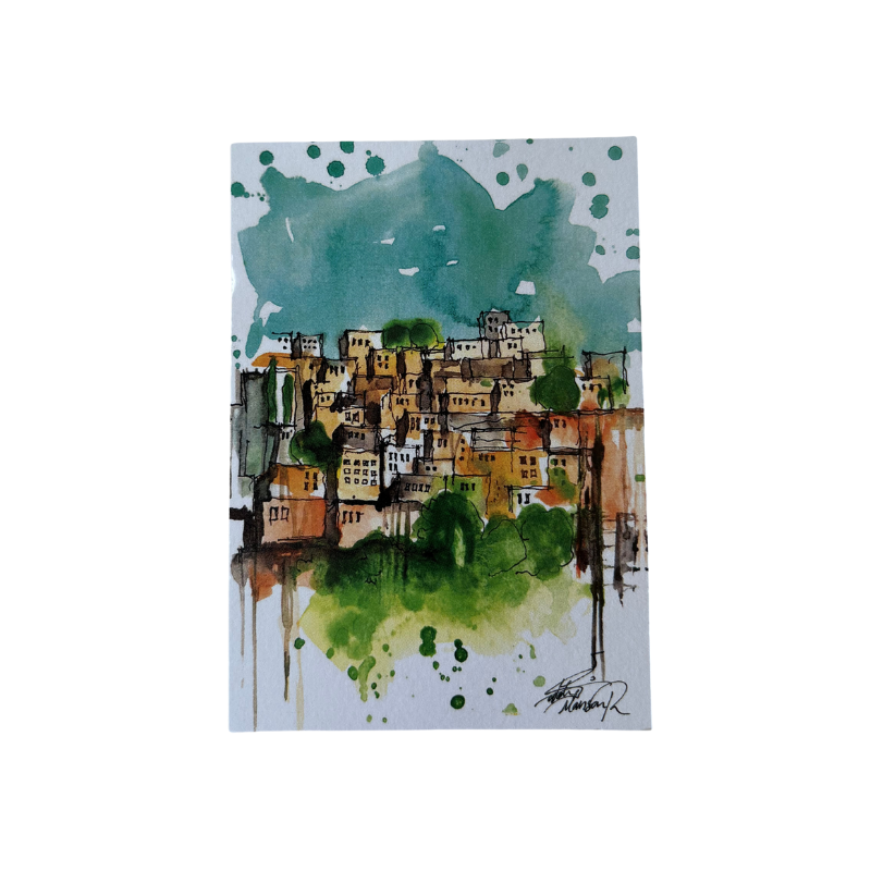 Saleh Studio - From Ras El-Ein Postcard