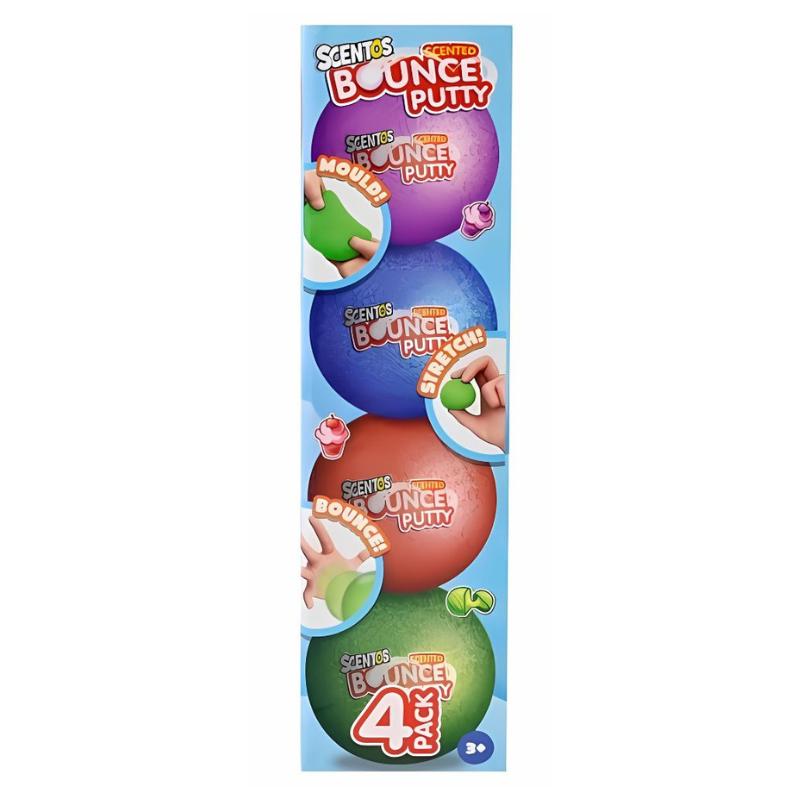 Scentos - Scented Bounce Putty (Pack of 4)
