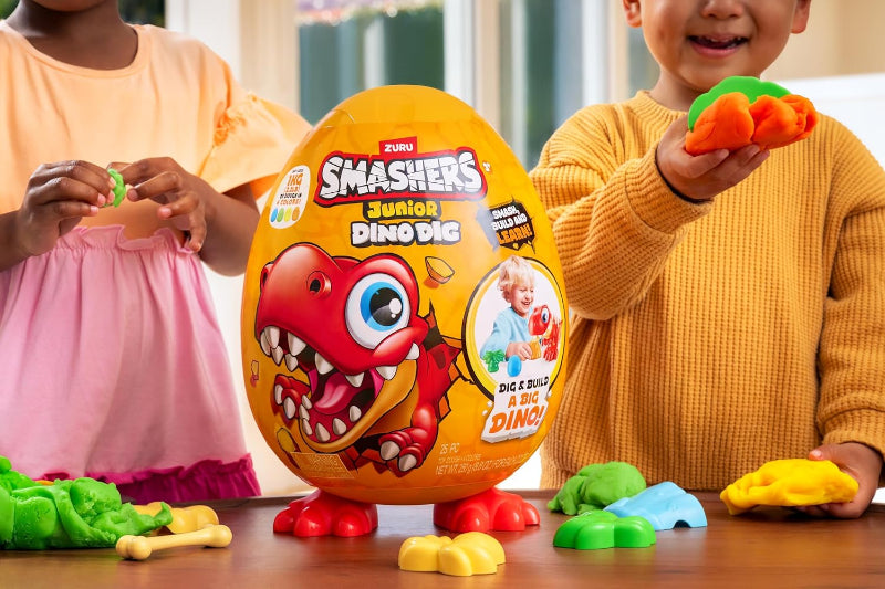 ZURU - Smashers | Junior Dino Dig Large Egg