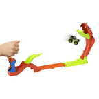 Hot Wheels - Snake Slam Takedown Track Set with Exclusive 1:64 Scale Bone Shaker Toy Vehicle