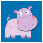 Soft Peekaboo: Bedtime Book: Hippo