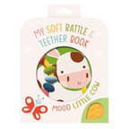 Soft Rattle & Teether: Moo! Cow
