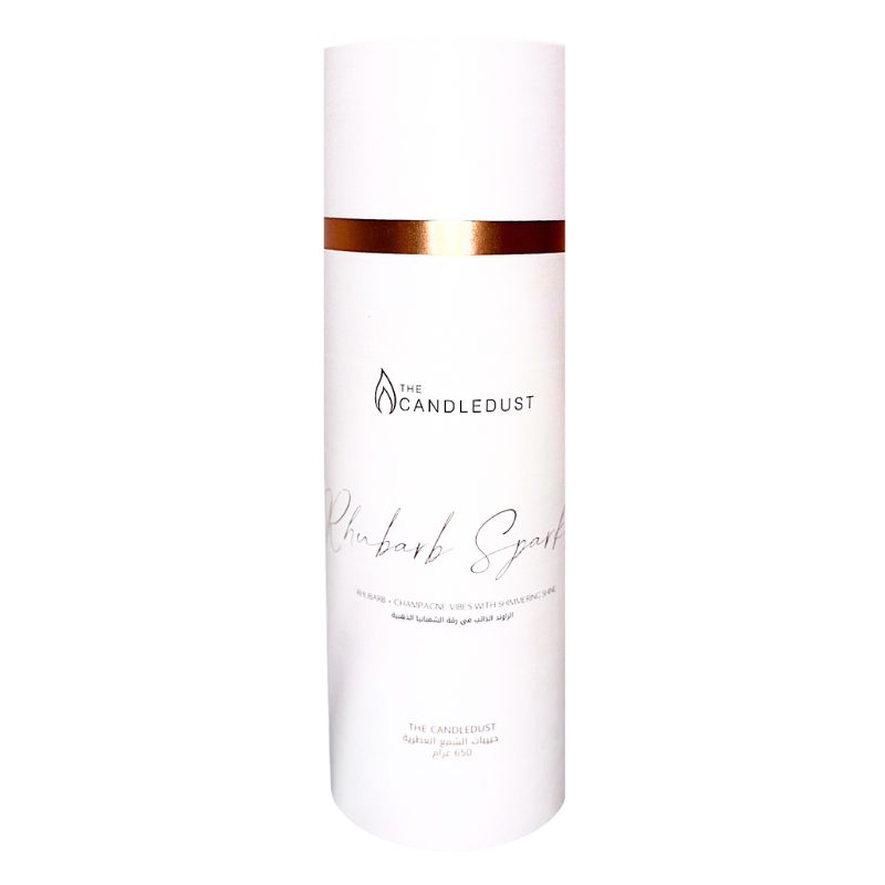 The Candle Dust - 650g Sand Candle | Rhubarb Sparkle