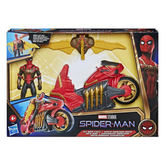 Hasbro - Spider-Man Deluxe Jet Web Cycle with 6-Inch Figure