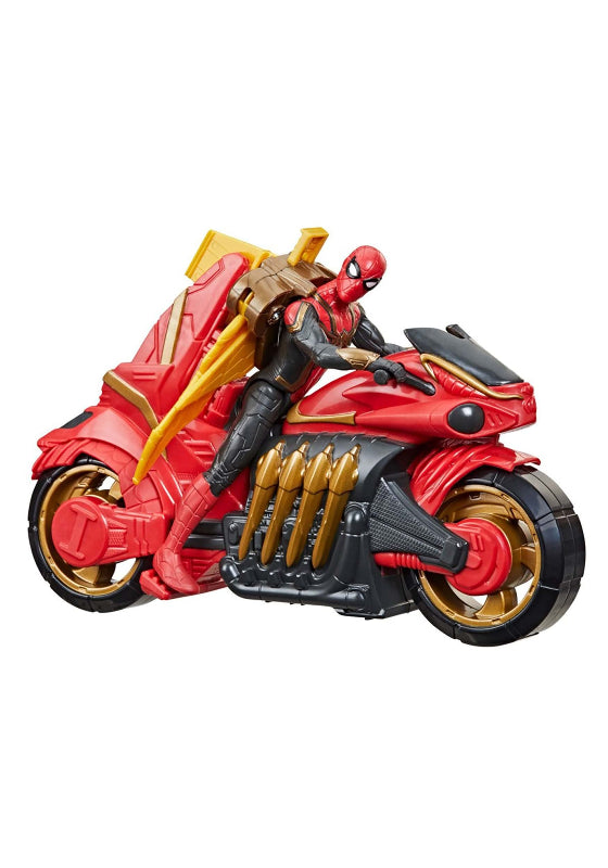 Hasbro - Spider-Man Deluxe Jet Web Cycle with 6-Inch Figure