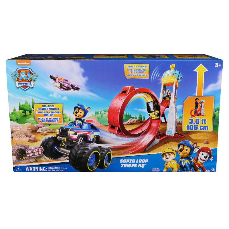 Spin Master - Paw Patrol | Rescue Wheels Super Loop Tower HQ Playset