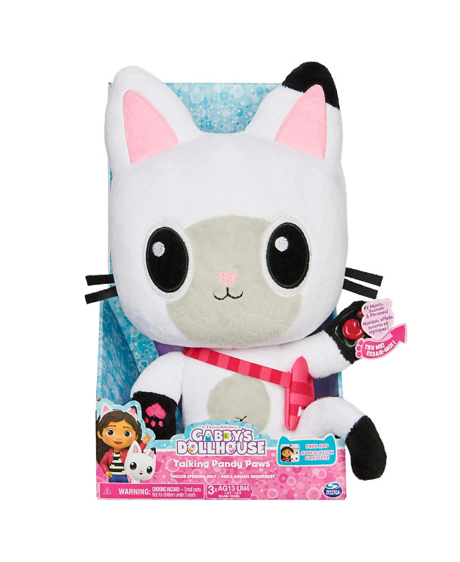 Spin Master - Gabby's Dollhouse | Talking Pandy Paws Plush Toy