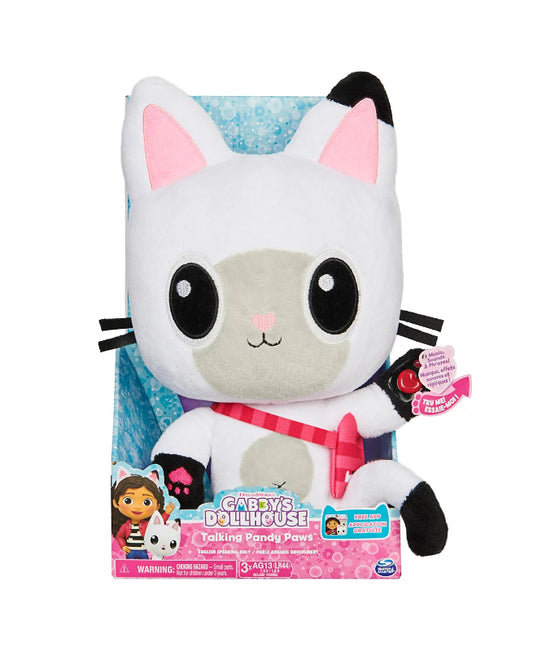 Spin Master - Gabby's Dollhouse | Talking Pandy Paws Plush Toy