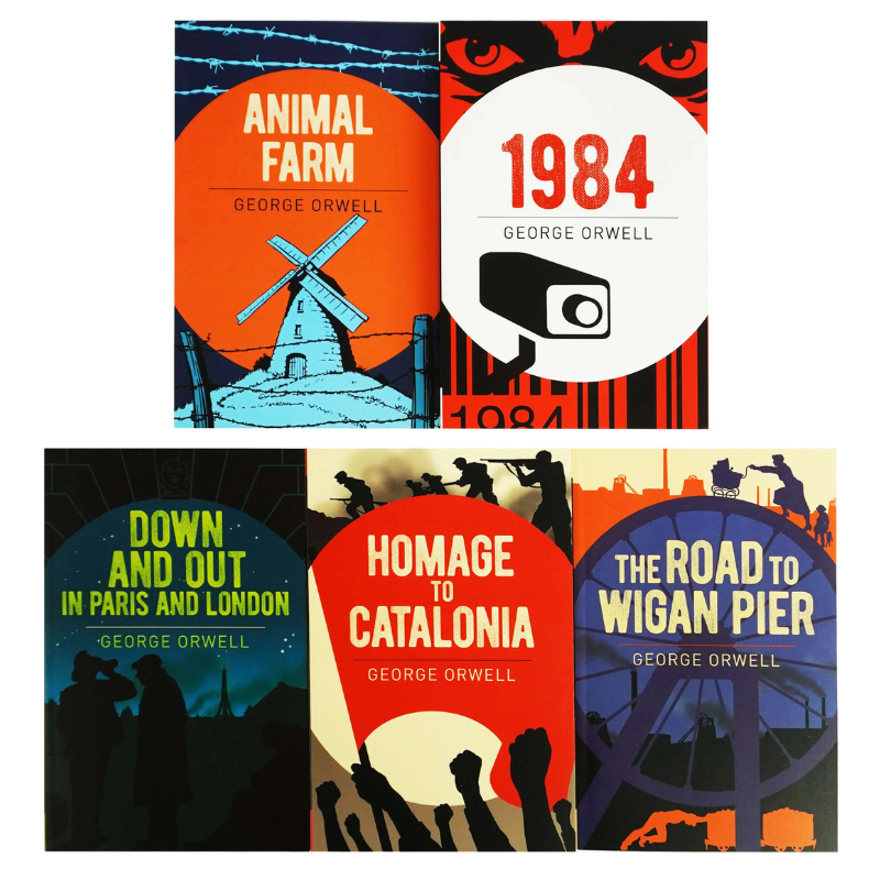 The Classic George Orwell Collection: 5-Book paperback boxed set