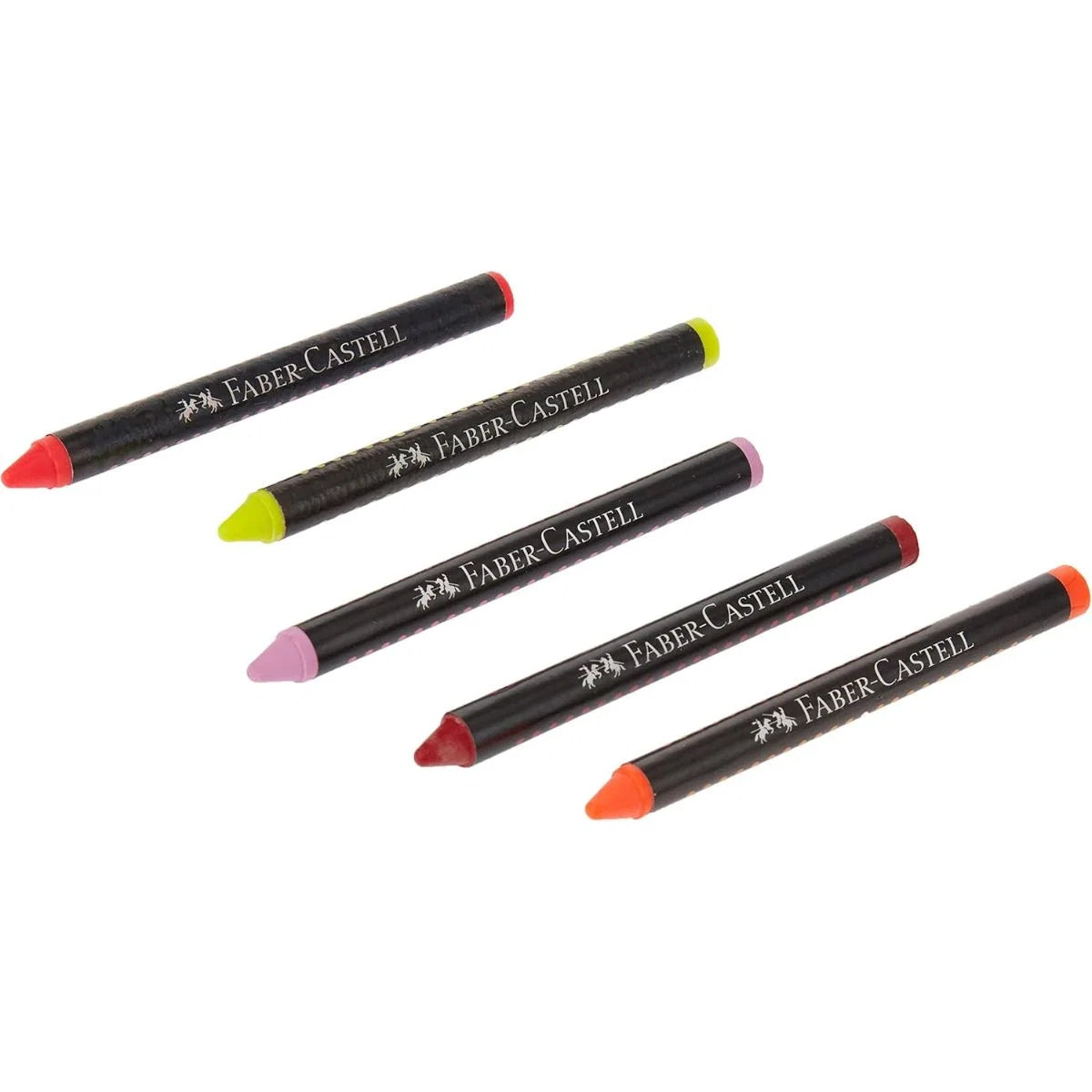 Faber‑Castell Wax Crayons (24 Colours- Round, 90 Mm)