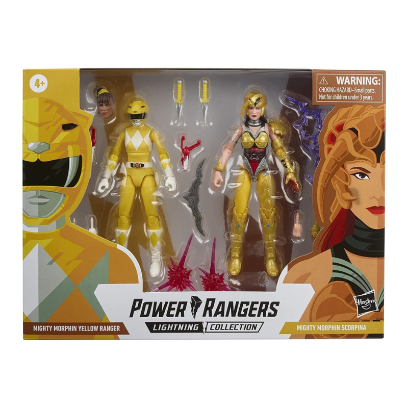 Hasbro - Power Rangers Lightning Collection Mighty Morphin Yellow Ranger Vs. Scorpina
