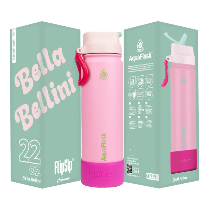 AquaFlask - 22oz Flip Sip Colorwave Collection