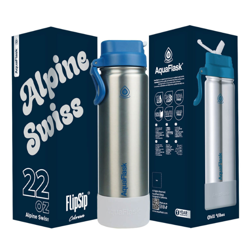 AquaFlask - 22oz Flip Sip Colorwave Collection