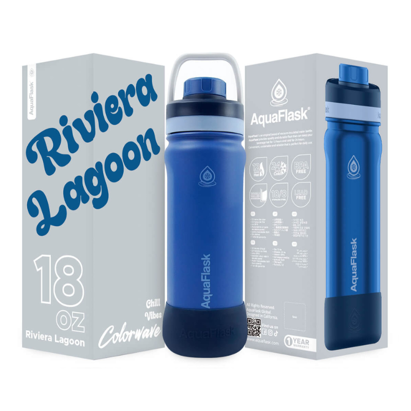 AquaFlask - Colorwave (18oz)