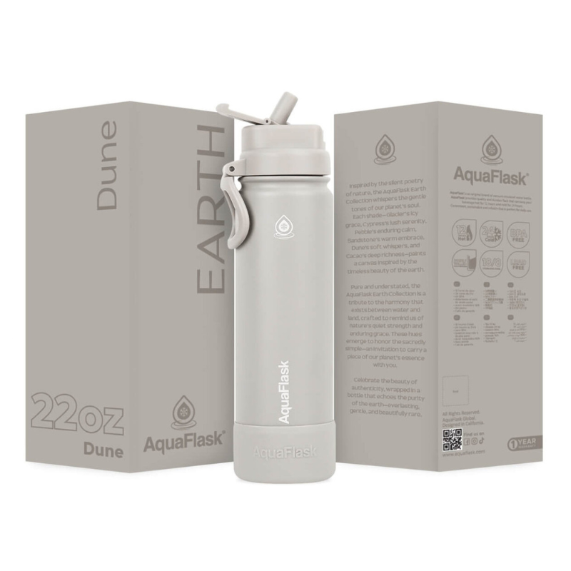 AquaFlask - 22oz Flip Sip Earth Collection