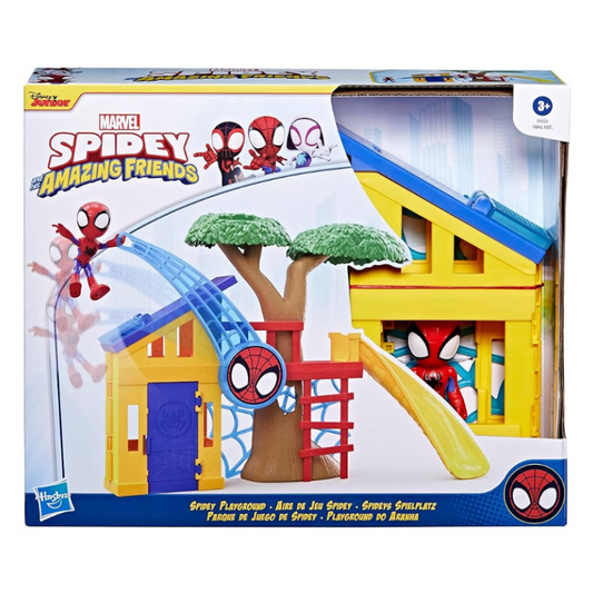 Hasbro - Spidey and His Amazing Friends | Playground Playset with Spidey Action Figure