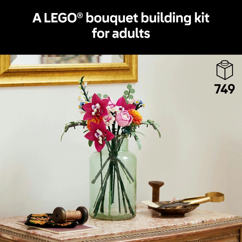 LEGO Botanical Collection - Pretty Pink Flower Bouquet