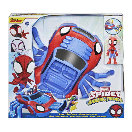 Hasbro - Spidey and His Amazing Friends | Spidey Figure with Ultimate Web Crawler