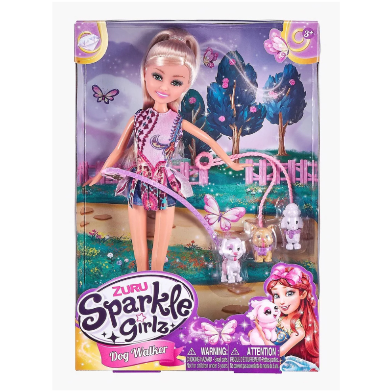 ZURU - Sparkle Girlz | Dog Walker Doll