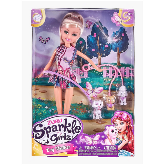 ZURU - Sparkle Girlz | Dog Walker Doll
