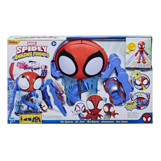 Hasbro - Spidey and His Amazing Friends | Web-Quarters Playset