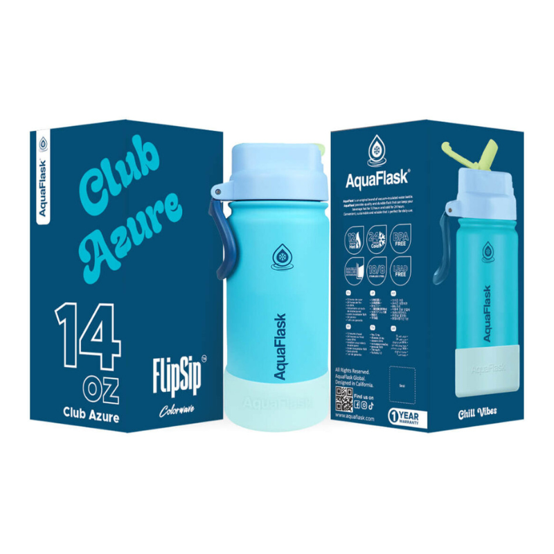 AquaFlask - 14oz Colorwave Flip Sip