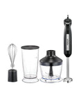 Arshia Hand Blender 3in1, Black Color